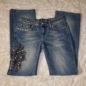 AB Bootcut Jean unique Stud design Sz.11